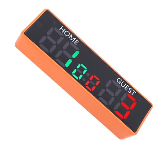 Compact Tabletop Digital Score Keeper 6 Digits Battery Powered for Table Tennis and Shuffleboard Games