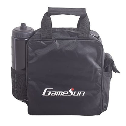 Disc Golf Set with 6 Discs and Mini Disc,Starter Disc Golf Bag,Towel - color: Black