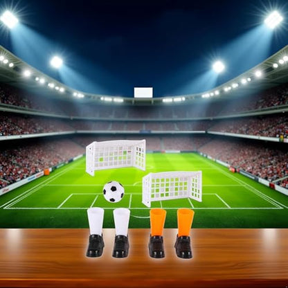 Finger Soccer Game Set with 2 Goals, Mini Table Football Game for Fans Club Sports Bar and Home Party