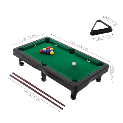 Balacoo Children's Pool Table Mini Billiards Toy Sensory Table for Coordination Motor Skill Development
