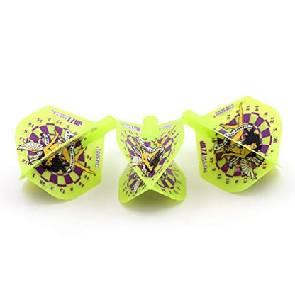 CUESOUL TERO AK4 Dart Flight Standard Shape/Shield Shape/Diamond Shape - color: Standard Shape-Green Angle