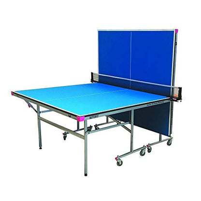 Butterfly Active 19 Home Ping Pong Table - Table Tennis Table for Game Room - 10 Minute Easy Assembly Game Table - Foldable Space Saver Ping Pong Table, Blue, 19mm