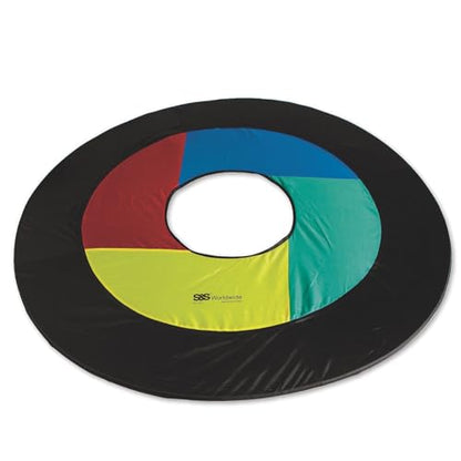 S&S Worldwide Monster Flying Ring. Unfolds to 36" Diameter, Folds to 12" for Easy Storage. Safe Light Weight Fabric Disc for Kids and Adults.