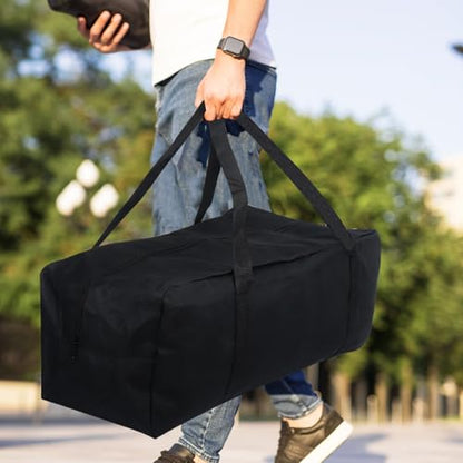 Klmnop Giant 4 in a Row Carrying Bag, 47 x 15 x 21 Inch Waterproof Giant Game Carry with Handle Easy Storage & Transportation for Giant Connect 4 Yard Outdoor Game(Black)