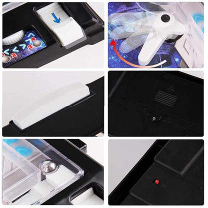 Tabletop Pinball Machine Game 42x27x24.5 Cm Mini Pinball Machine Toys with Lights and Sounds, Retro Arcade Machine Electronic Pinball Ball Shooting Game Machin