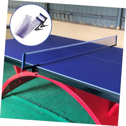 LIOOBO Table Tennis Net Mesh Set Lightweight Rack for Serving Easy to Install Remove for Backyard Indoor Games