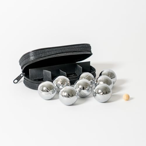 BuyBocceBalls Listing - 8 Ball 35mm Metal Mini Bocce/Petanque Set with Black Bag - Single