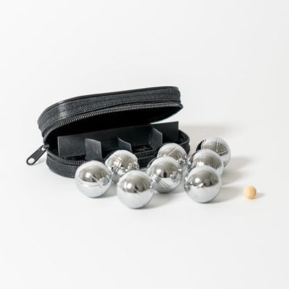 BuyBocceBalls Listing - 8 Ball 35mm Metal Mini Bocce/Petanque Set with Black Bag - Single