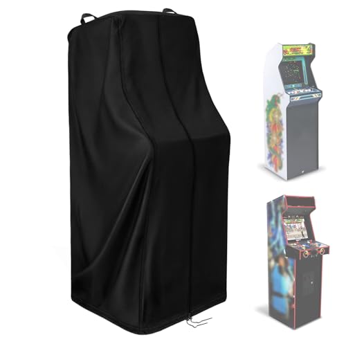 Arcade Machine Cover, Heavy-Duty Waterproof Protection for Pinball & Arcade Cabinets, Fits Most Standard Home Game Machines - size: 19"L x 23"W x 61"H