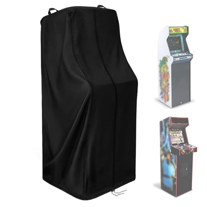 Arcade Machine Cover, Heavy-Duty Waterproof Protection for Pinball & Arcade Cabinets, Fits Most Standard Home Game Machines - size: 19"L x 23"W x 61"H