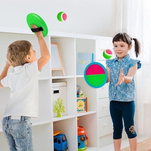 2 Pack Toss and Catch Ball Replacement Sticky Balls, 2.5 Inch Diameter, Suitable for Toss and Catch Game