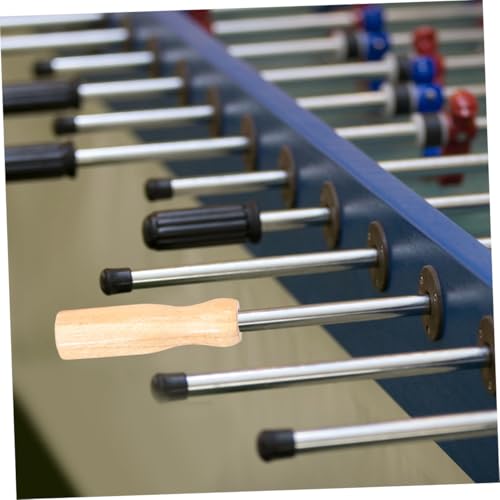 UPKOCH Football Table Handle Table Soccer Replacement Foosball Machine Handles Mini Games Poles Handle Foosball - color: Beige