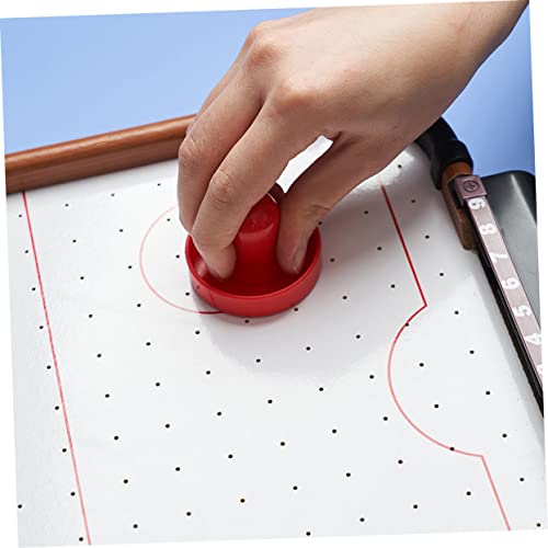 1set Air Hockey Pucks Replacement Ergonomic Paddles Pucks and Felt Covers for Game Tables for Home Use Carnivals and Fairs