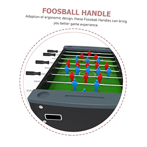 Happyyami 8pcs Ergonomic -Skid Foosball Handles Replacement Grips for Standard Table Soccer Accessories Convenient for Enhanced