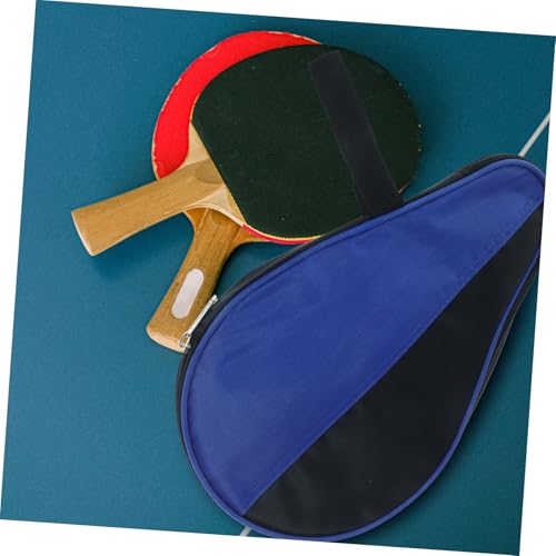 Happyyami Portable Table Tennis Paddle Cover Bag Durable Storage Case for Paddle Balls Compact Organizer for Players Use