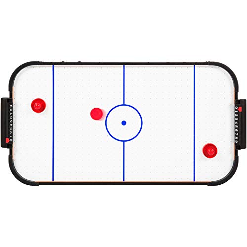 40” Air hockey Table With 2 Pucks And 2 Strikers Arcade Game Table Set Surface Perfect For Parties And Family Gatherings Ideal For Kids Children And Adult Alike Great Birthday Gift Space-saving Design