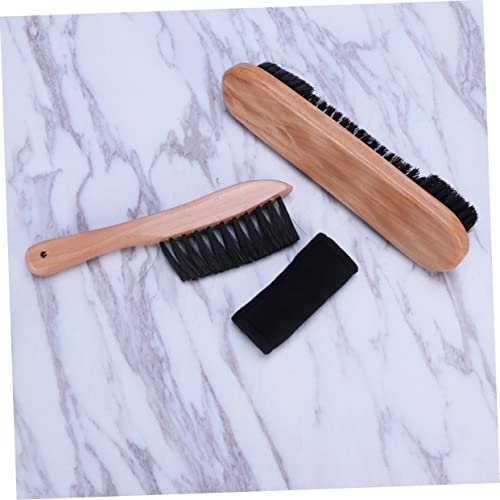 GANAZONO Billiard Accessories Pool Table Brush Set Snooker Cleaner Rail Brush Soft Bristles Wood Handle Dust Removal Tool