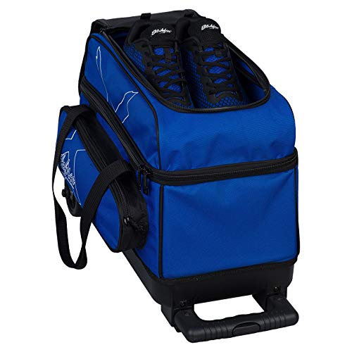 KR Strikeforce Hybrid X Double Roller Bowling Bag - Holds Two Balls, Shoes & Accessories - color: Royal