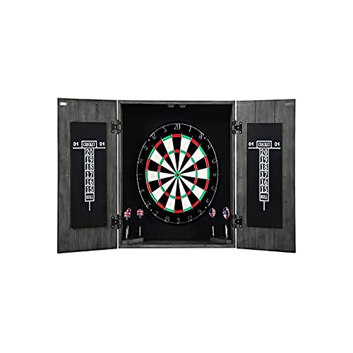 Drifter Solid Wood Dartboard & Cabinet Set