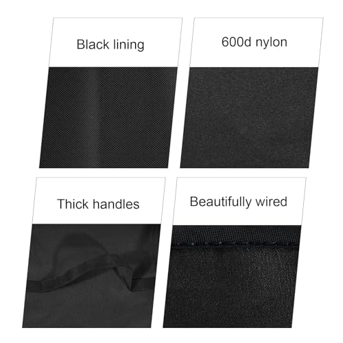 3D Printer Cover Heavy Duty Waterproof Anti-static Nylon Lid for FLASHFORGE Adventurer 5M 3D Printer,3D Printer Universal Protective Case (Black) - color: Black