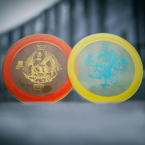 Yikun Disc Golf Driver | Professional PDGA Approved Golf | Phoenix Star Distance Driver | 165-175g | Fairway Golf Disc Perfect for Outdoor Games and Competition - color: yellow