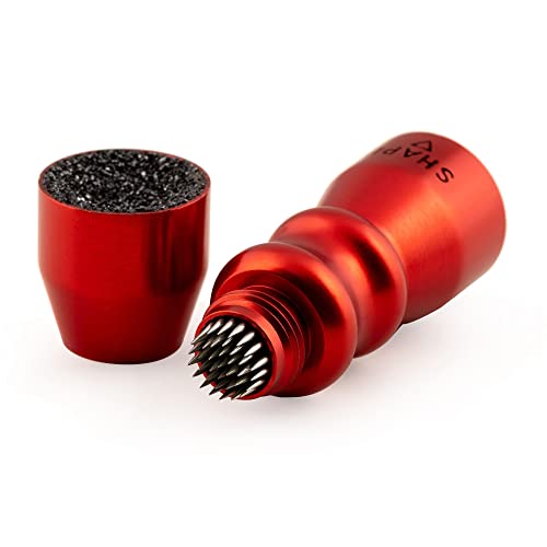 Cuetec Billiard/Pool Cue Accessory: Bowtie 3-in-1 Billiard Cue Tip Tool - color: Red