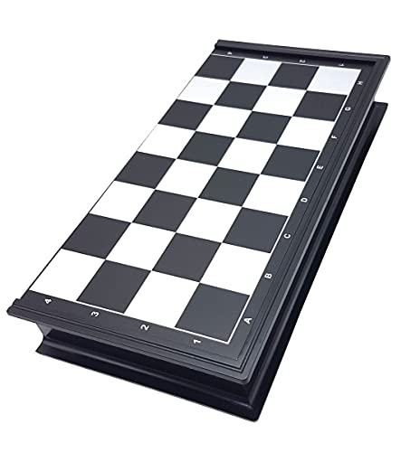 Lexibook Chessman® Classic, Magnetic and Foldable Chess Game, 32 Pieces, Family Board Game, Black/Grey, CGM320 - style: CGM320