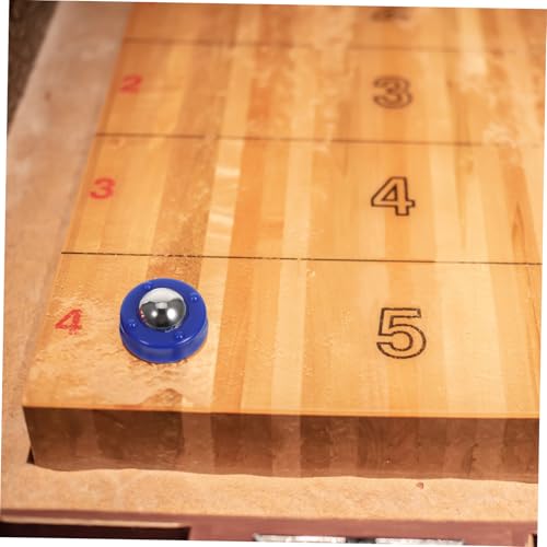 24pcs Mini Shuffleboard Toy Tabletop Pucks Bright Colors for Boys and Girls Shuffleboard Accessory