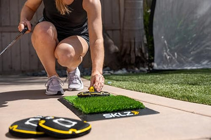 SKLZ Bunker Caddie Golf Training Aid: Perfect Your Bunker Shots with Precision & Style, 3 Discs Included