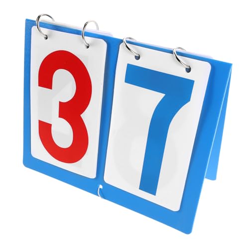 LIOOBO Tabletop Flip Scoreboard Portable Counter for Sports Easy Scorekeeping for Table Tennis Basketball Soccer and Volleyball Durable Design for Indoor