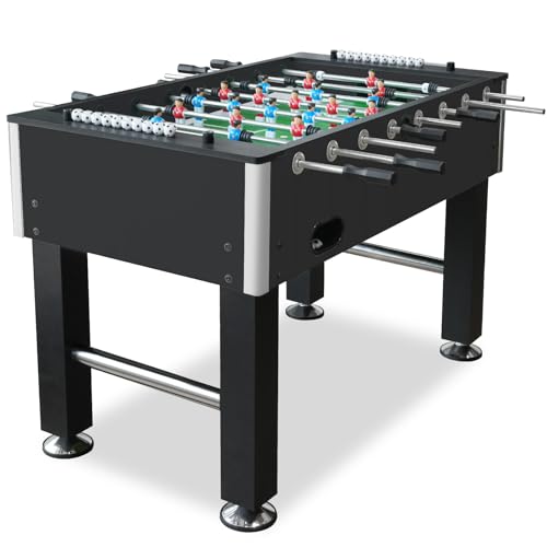 Seydrey 55" Competition Sized Foosball Table, Arcade Soccer Game for Home with Leg Levelers, Heavy-Duty Legs, Perfect for Family