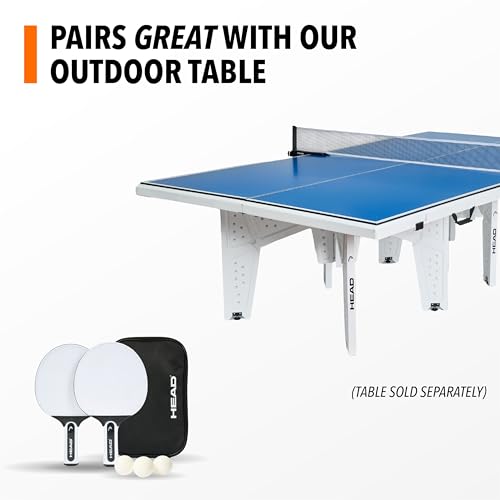 Rubberized Outdoor TT Paddles 2 Pk & Balls