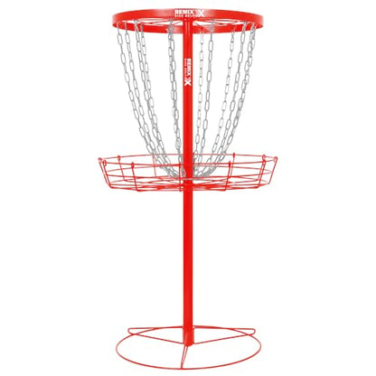 Remix Deluxe Practice Basket for Disc Golf - Choose Your Color and Style - color: Red
