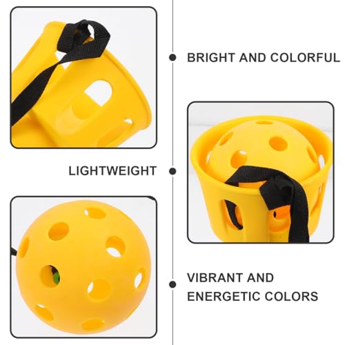 Totority Cup and Ball Game - Kids Catch Ball Toy Yellow Catcher Set for Outdoor & Indoor Fun, Durable & Easy Grip, Perfect for Hand-Eye Coordination Development, Family Playtime & Birthday Gift