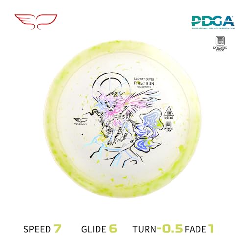 Yikun PDGA Disc Golf Fairway Driver|Pro Worlds 2025 Limited Edition|170-176g Perfect for Outdoor Games and Competition - color: yellow
