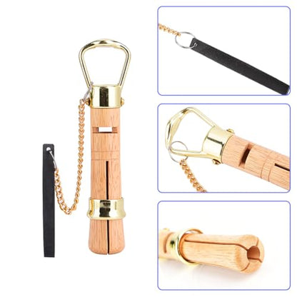 Tiiyee Billiard Cue Clamp, Wooden Cue Tip Clamp Pool Pole Cue Tips Clamp Billiard Cue Stick Tip Repair Billiard Rod Trimmer Polishing Fastener Maintenance Tool Kit Shaper Burnisher File for Snooker