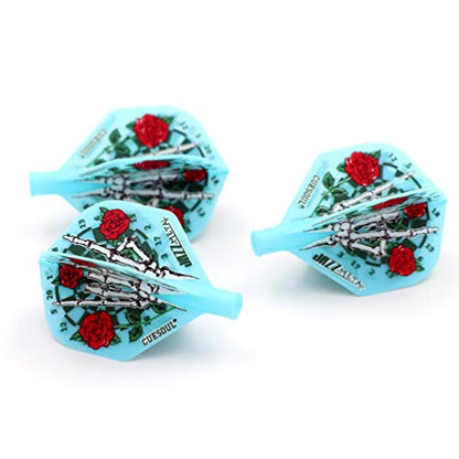 CUESOUL TERO AK4 Dart Flight Standard Shape/Shield Shape/Diamond Shape - color: Standard Shape-Blue Jazzmatal