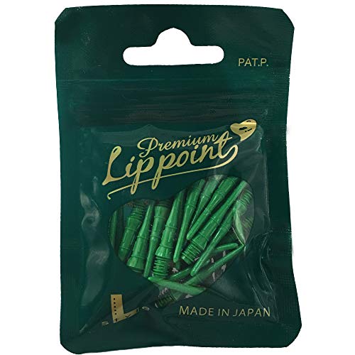 L-style Premium Lippoint - Soft Tip Dart Points - Regular Length - color: Green