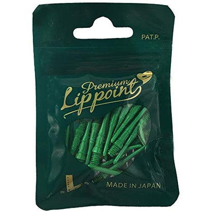 L-style Premium Lippoint - Soft Tip Dart Points - Regular Length - color: Green