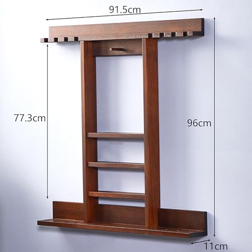 Freestanding Billiard Cue Rack, Pool Stick Holder With Anti-slip Base, Stable Load-bearing and Capacity To Hold Up To 18 Balls, Effectively Prevent Club Deformation and Save Space, for Game Room