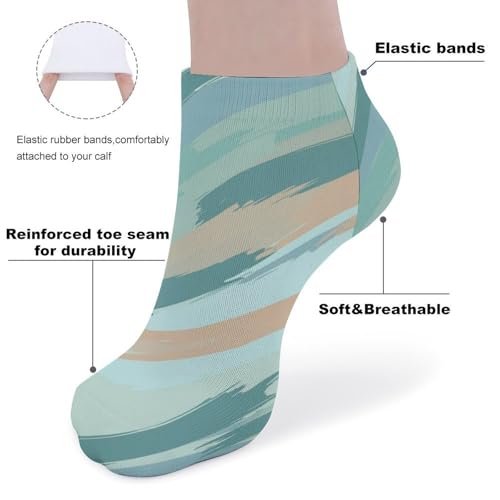 5 Pairs Women’s Low Cut Ankle Socks, Soft Athletic No Show for Running Yoga Daily Wear - color: Picture (2)