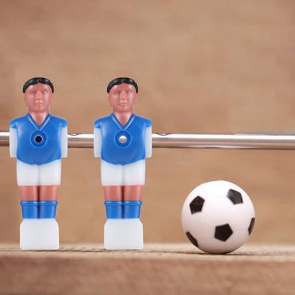 Toddmomy 12Pcs Foosball Players Replacement Set Table Soccer Men Rod Parts for Family Game Room Entertainment and Office Fun