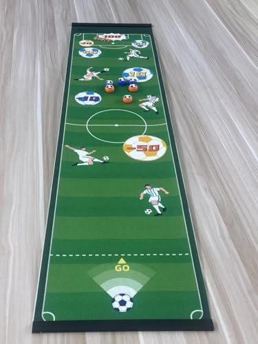Tabletop Game Soccer, Shuffleboard Game, 47 inch Portable Family Game for Party Friends Adults, Easy to Set Up Desktop Indoor Outdoor Fun