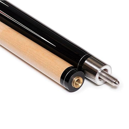 OKKO B-Series Professional Pool Billiard Cue Stick 58”, 13 mm Tip, w/Canadian Maple Shaft (18-21 oz) Hard Round Case & Accessories - style: B-4 (21 oz)