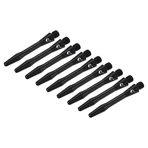 PATIKIL Dart Shaft, Medium 2BA Thread Aluminum Dart Stems Dart Accessories Throwing Fitting for Steel Tip - color: Black, size: 35mm