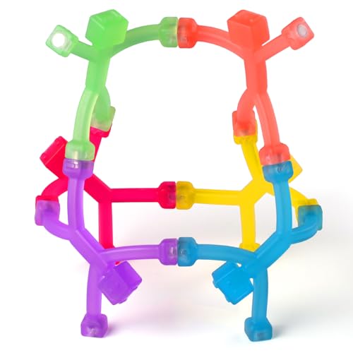 6 pcs Magnetic Travel Toys for Kids, Creative, Portable and Educational, Magnetic-People-Magnet-Men: Cute Robot & Funny Magnets, Small Fidget Toys for Classroom Prizes, Easter Egg Stuffers, Office - color: Magnet Robot [Clear], size: 6pcs