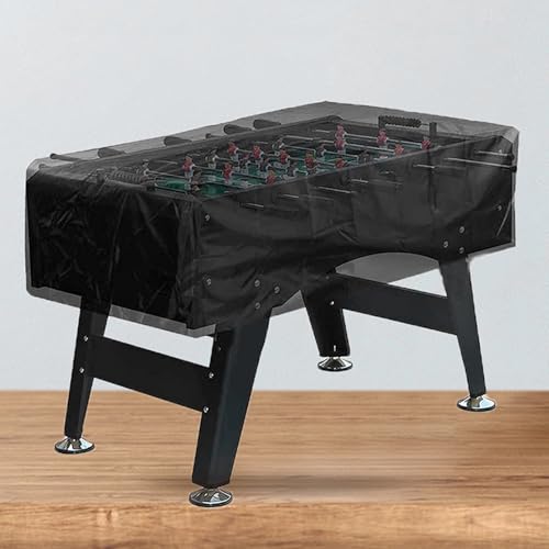 PerGar Foosball Table Cover, Silver, Waterproof, 210D Oxford Cloth, Universal Fit, 160x115x50cm