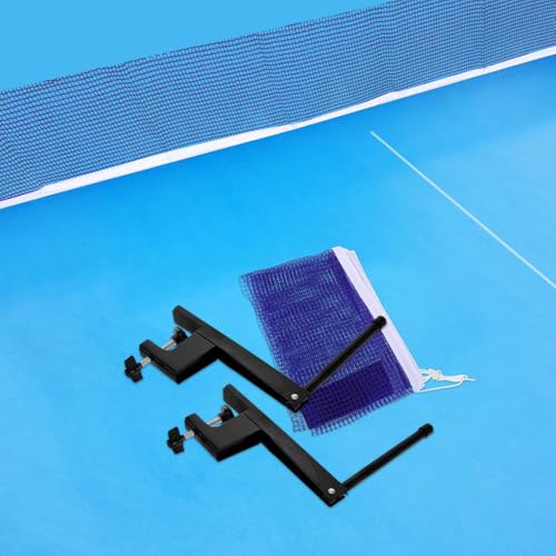 Yardwe Portable Table Tennis Net Set Posts Easy to Install for Games Includes Retractable Pong Net for Fun
