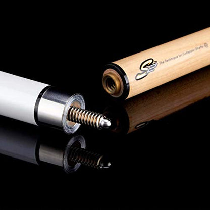 Collapsar R Series 58Inch 2-Pieces Maple Billiard Pool Cue Stick PU Grip