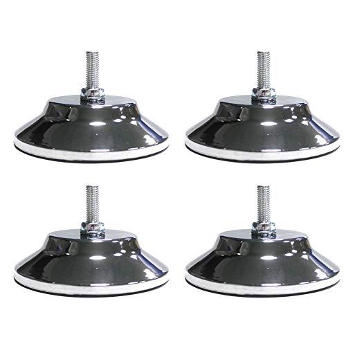 Billiard Table Feet,4 PCS Billiard/Pool Table Leg Levelers, Adjustable Furniture Levelling Feet, Leveling Risers for Football/Soccer Table, Ping Pong Table,5 Inch Metal Game Table Leg Levelers